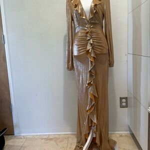 Wow Couture gold dress